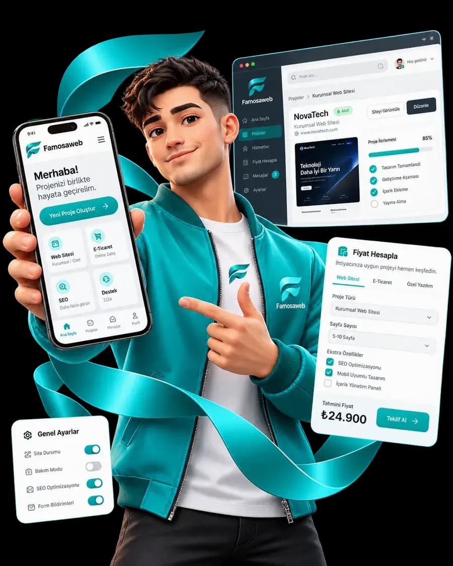 Famosaweb mobil uygulama geliştirme